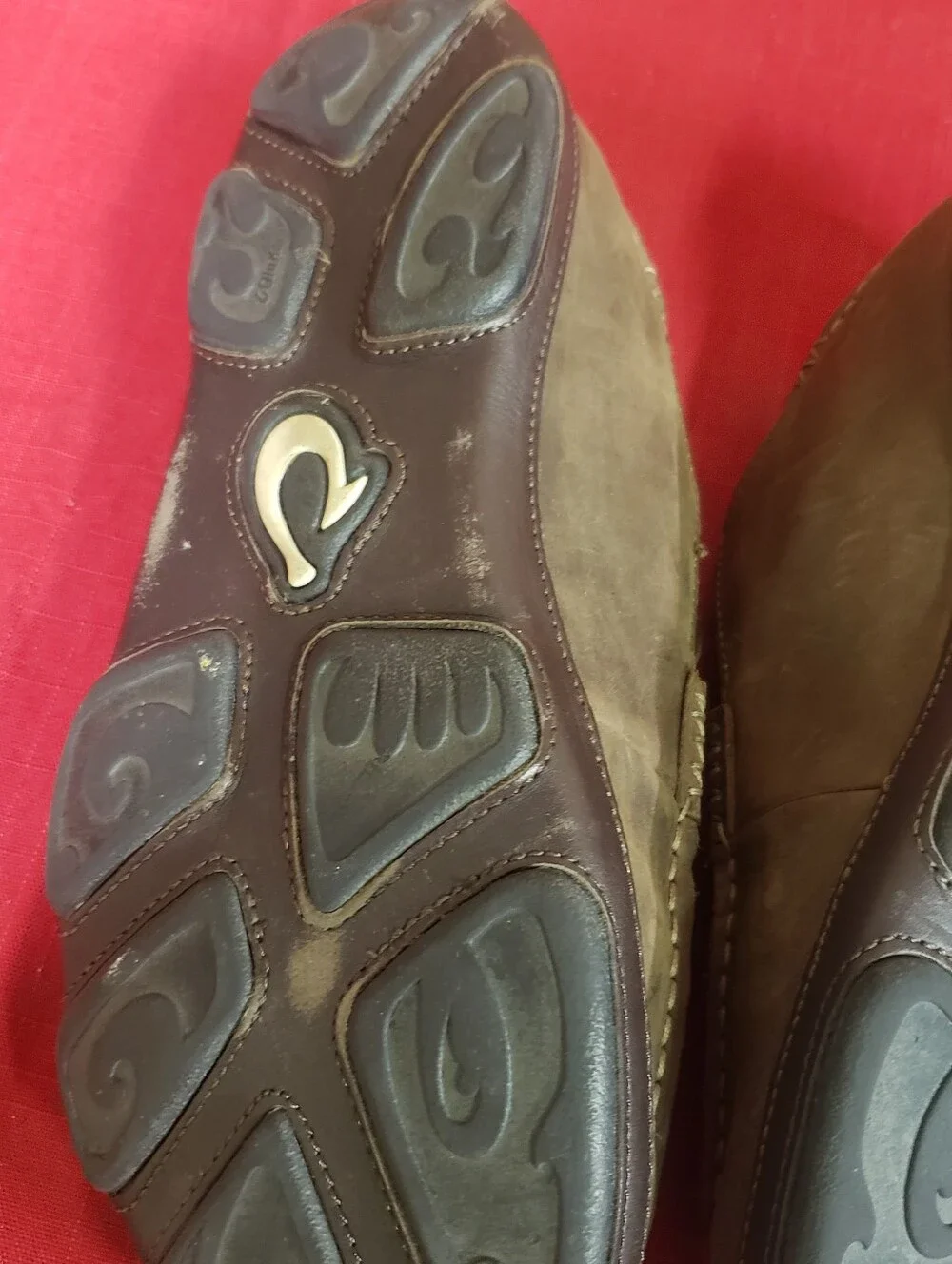 Olukià Moloà Mens Antiqued Leather Convertible Moccasin Style 10.5